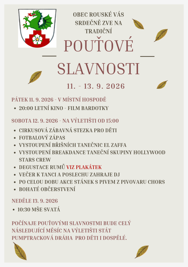 Pouťové slavnosti