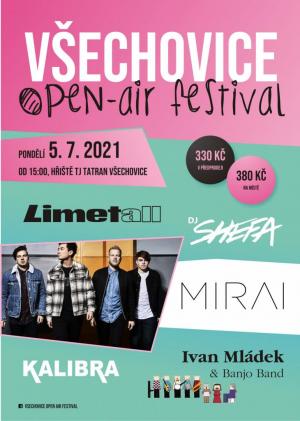 Všechovice OPEN-AIR festival pondělí 5. 7. 2021 1