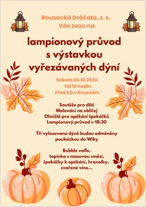 Lampionový průvod s výstavkou vyřezávaných dýní 1